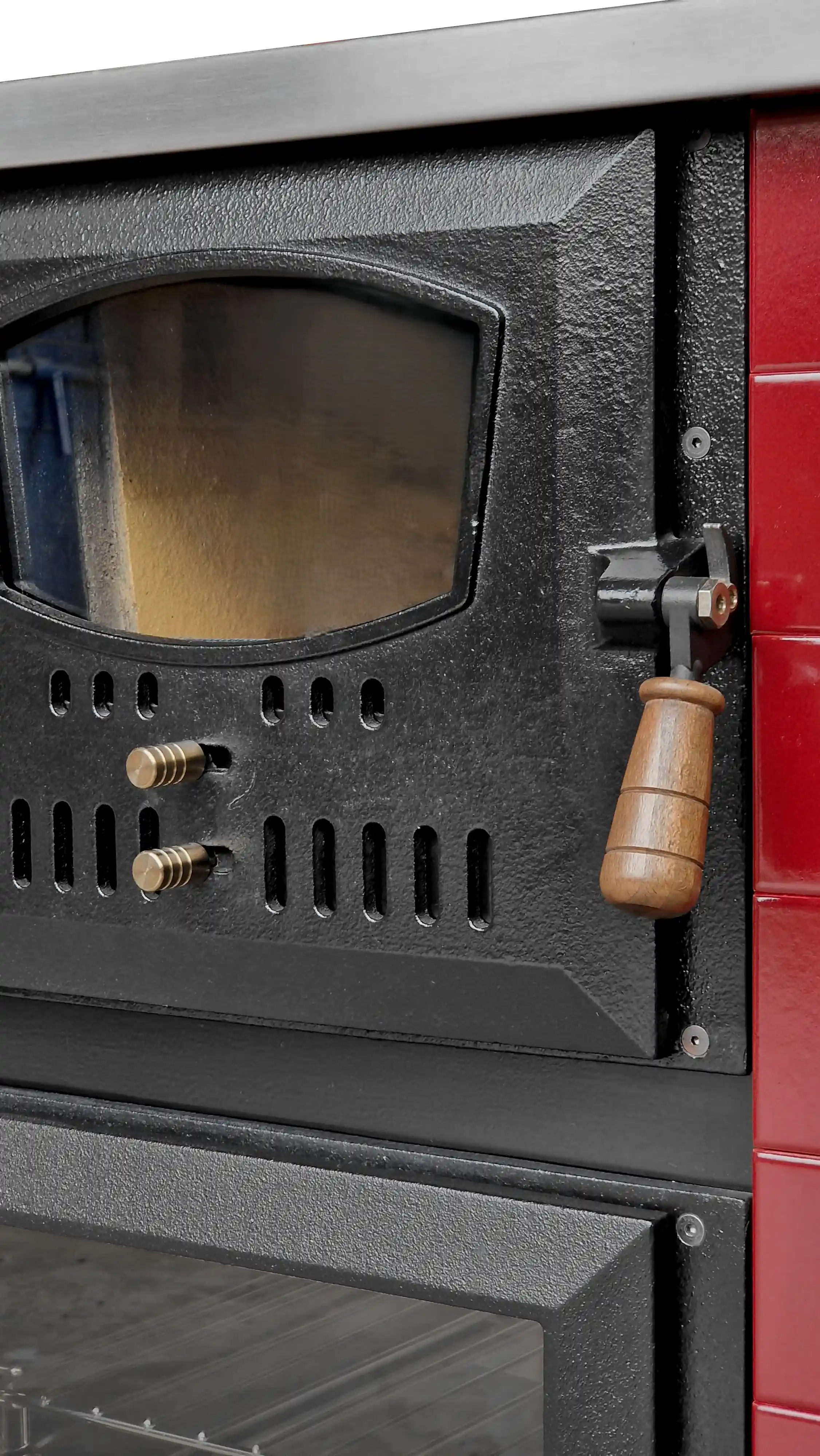 Cucina legna classica incasso Jessica 60 porta fuoco