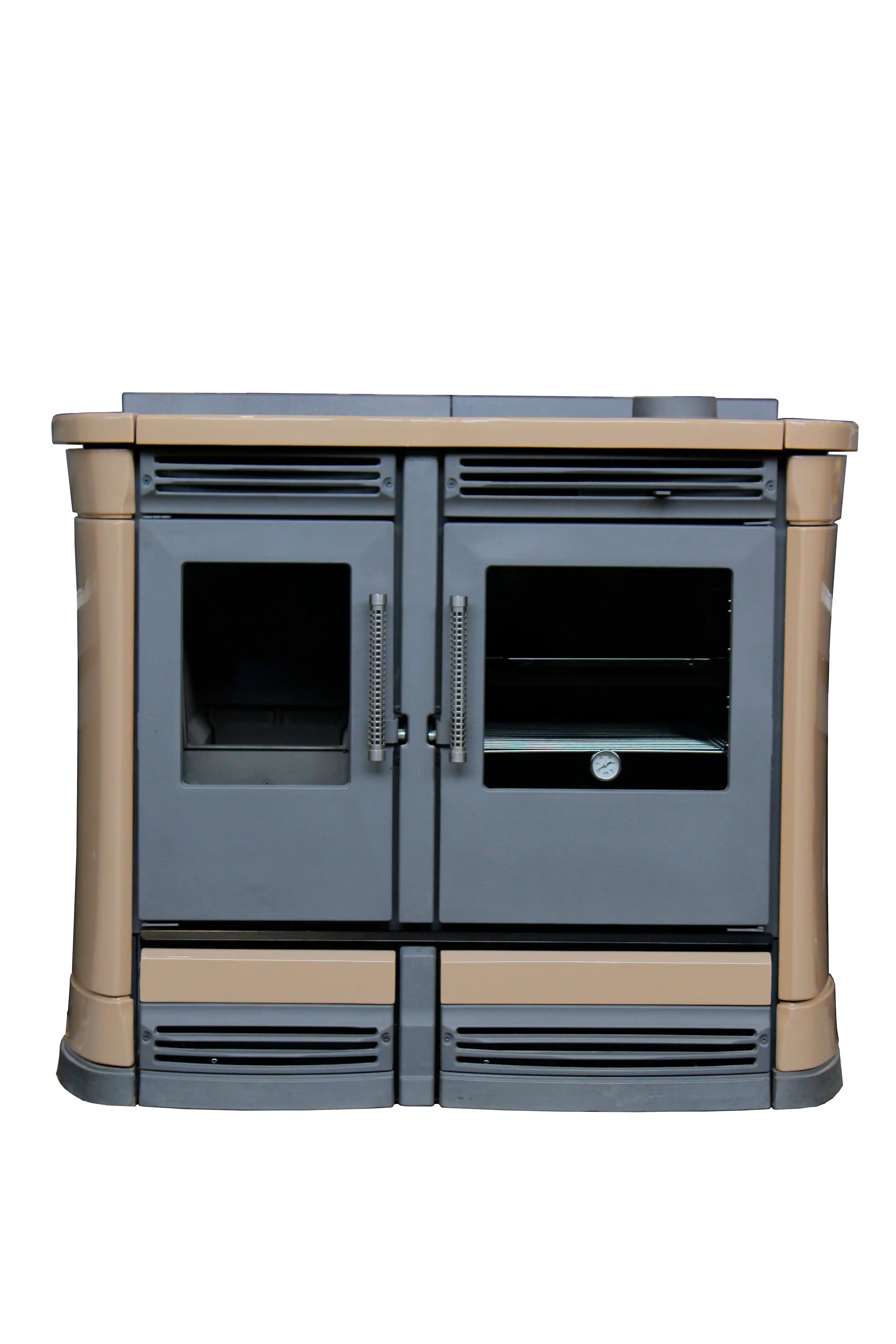 Cucina legna design Perla Moderna vista frontale