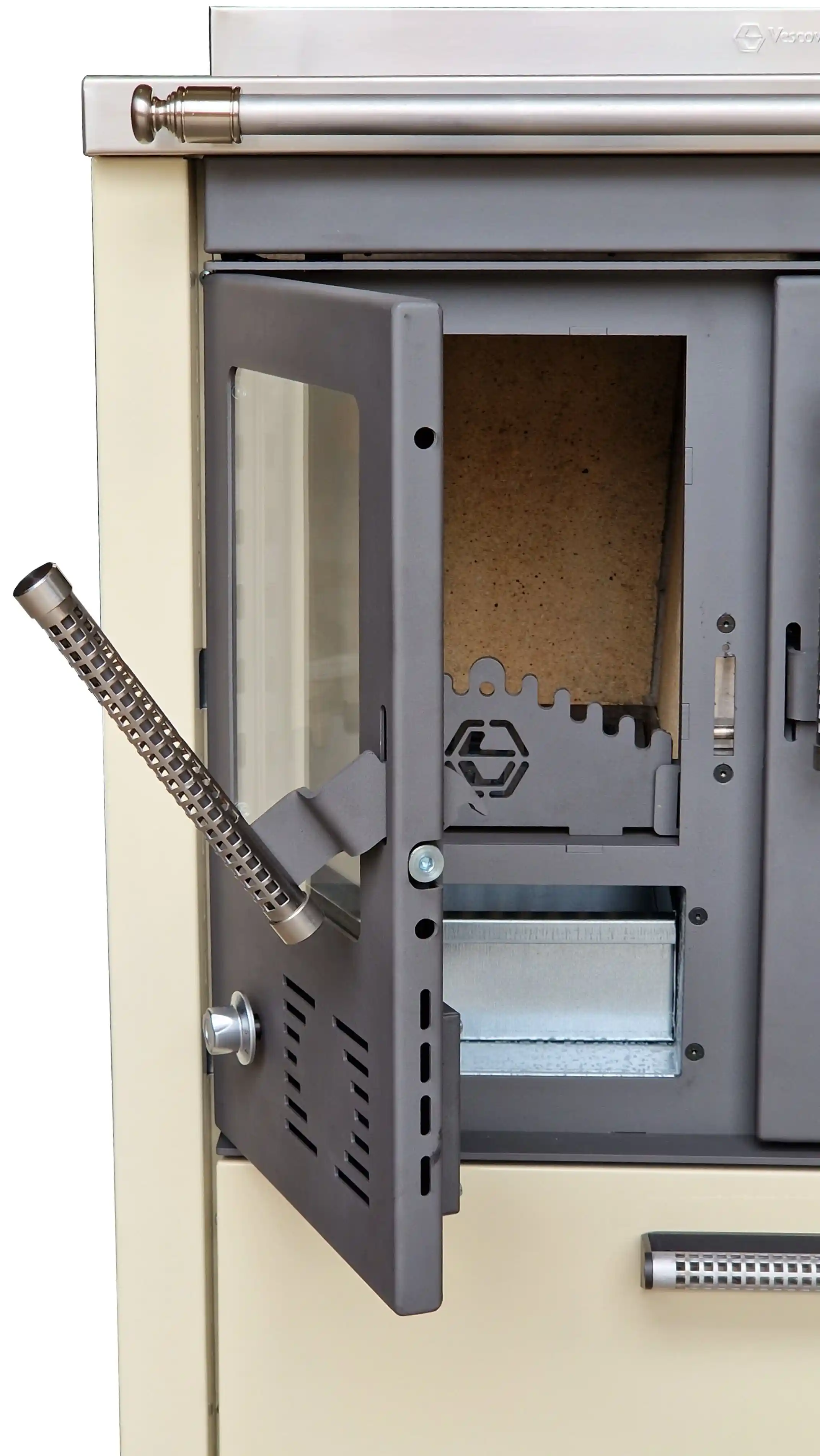 Cucina legna modello Dama porta fuoco